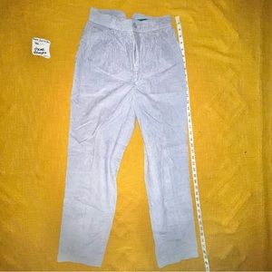 Huntinghorne made in Japan light gray corduroy pants size 10 . Rare